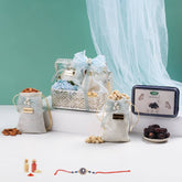 रक्षा बंधन के लिए प्रीमियम गिफ्ट हैम्पर्स, 1 किलो शुद्ध सामग्री